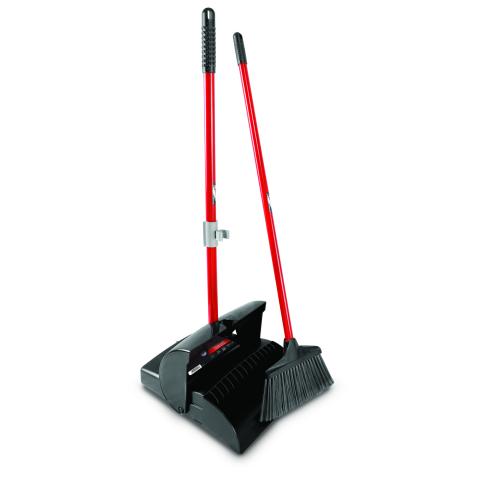 Closed Dustpan with Lobby Broom